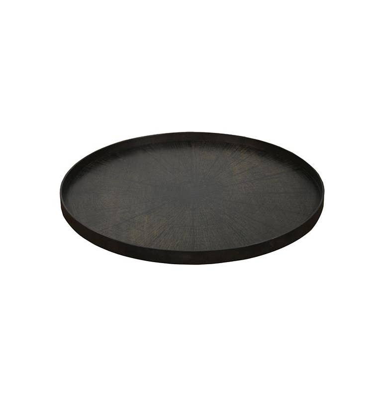 Plateau BLACK SLICE XL de Notre Monde, Noir