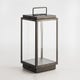 Lanterne portable BLAKES LED de Nautic, Bronze patiné foncé, Verre clair