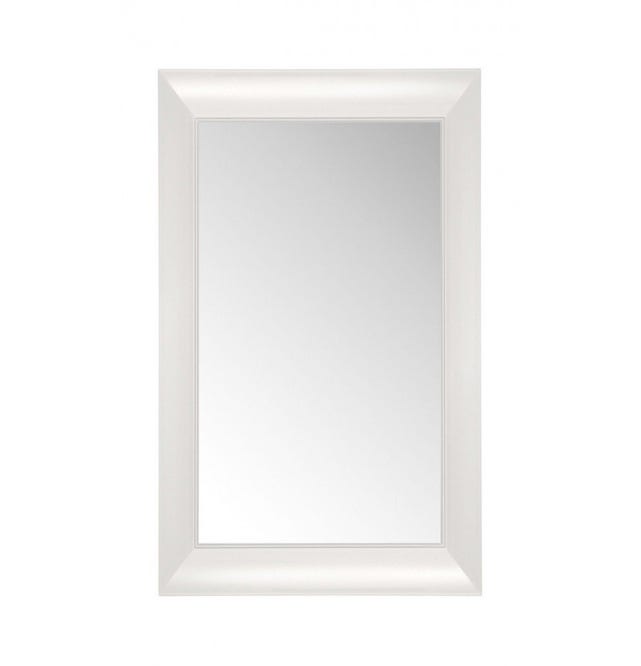 Miroir FRANCOIS GHOST de Kartell, 88 x 111 cm, Blanc glacé