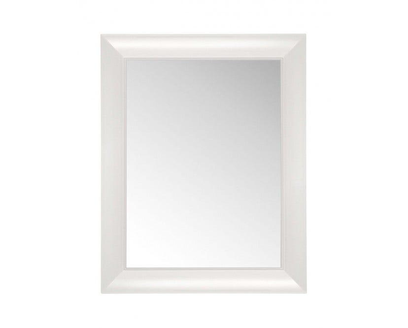 Miroir FRANCOIS GHOST de Kartell, 88 x 111 cm, Blanc glacé Miroir FRANCOIS GHOST de Kartell, 88 x 111 cm, Blanc glacé