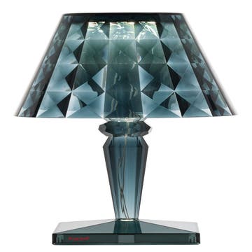 Lampe à poser BIG BATTERY de Kartell, Led/ sur batterie dimmée (variation), Bleu ciel