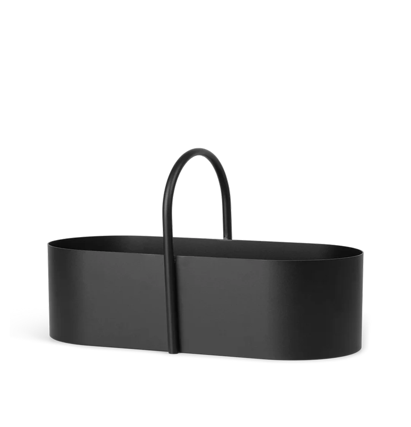 Boite de rangement GRIB de Ferm Living, Noir