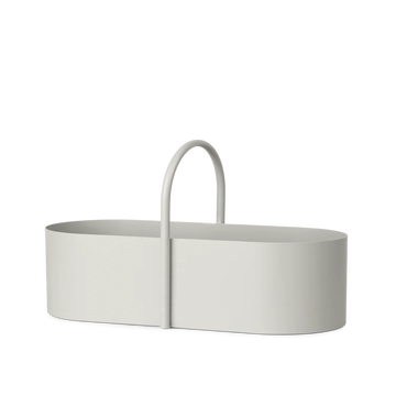 Boite de rangement GRIB de Ferm Living, Light Grey