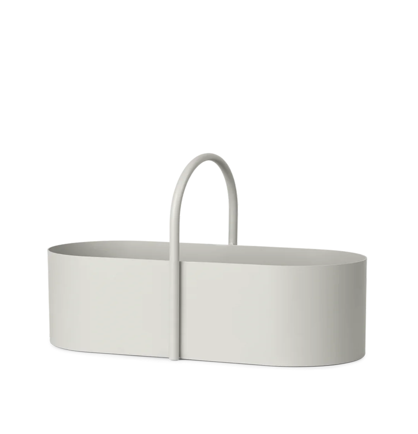 Boite de rangement GRIB de Ferm Living, Light Grey