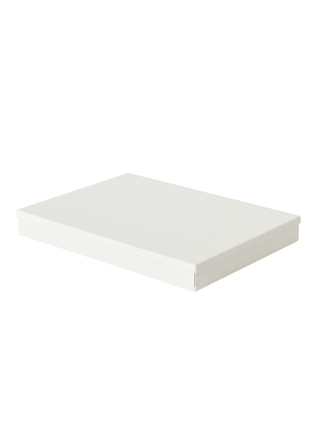 Boite métal L, Blanc pur Boite métal L, Blanc pur