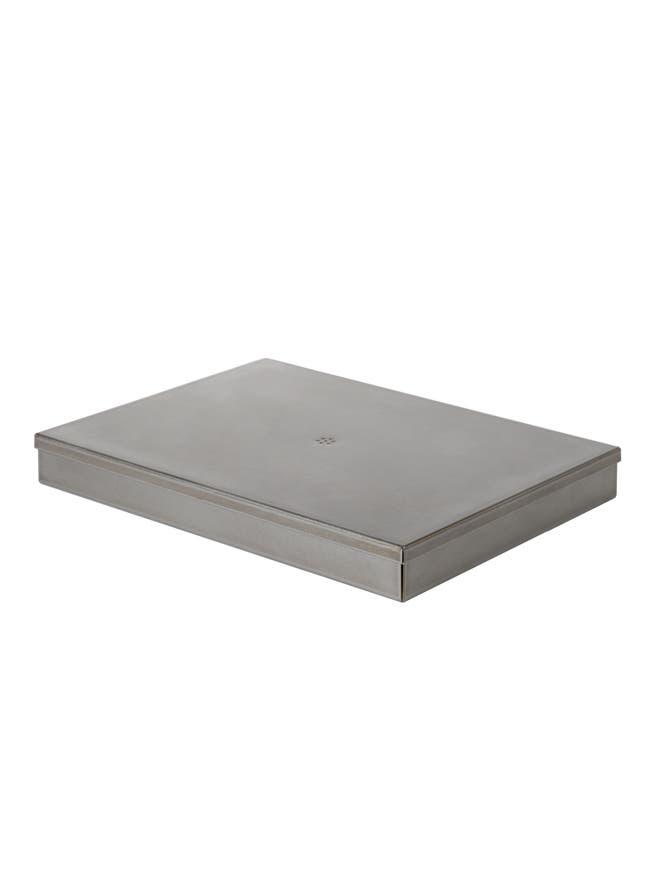 Boite métal L, Brut verni Boite métal L, Brut verni