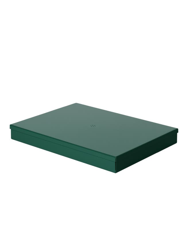 Boite métal L, Vert mousse Boite métal L, Vert mousse