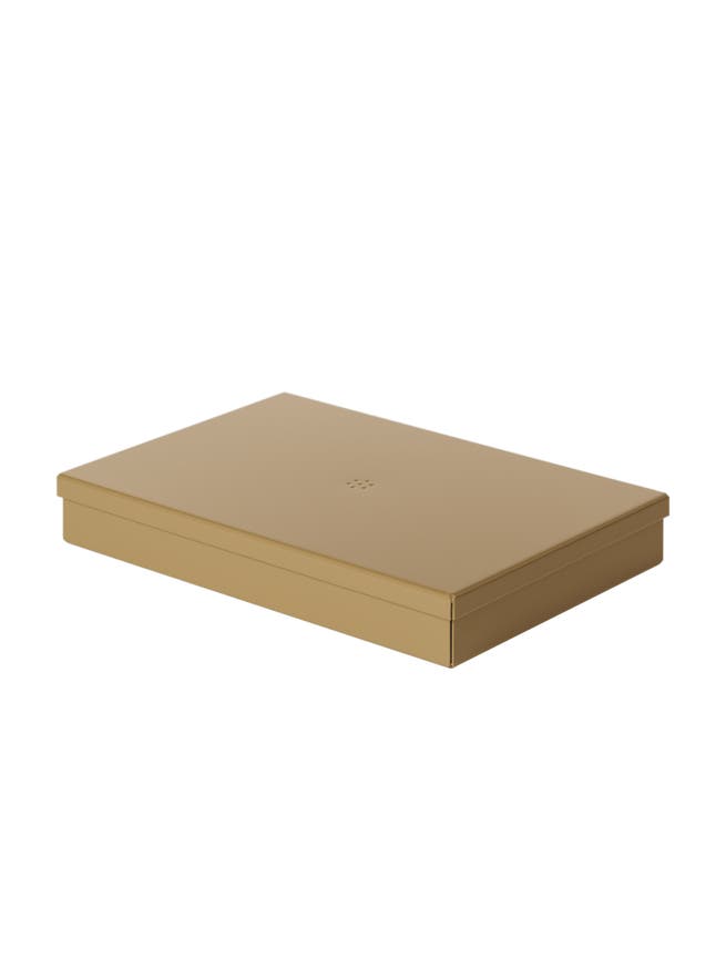 Boite métal M, Brun vert Boite métal M, Brun vert