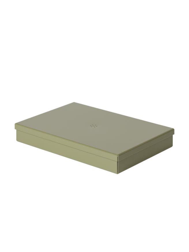 Boite métal M, Vert jonc Boite métal M, Vert jonc