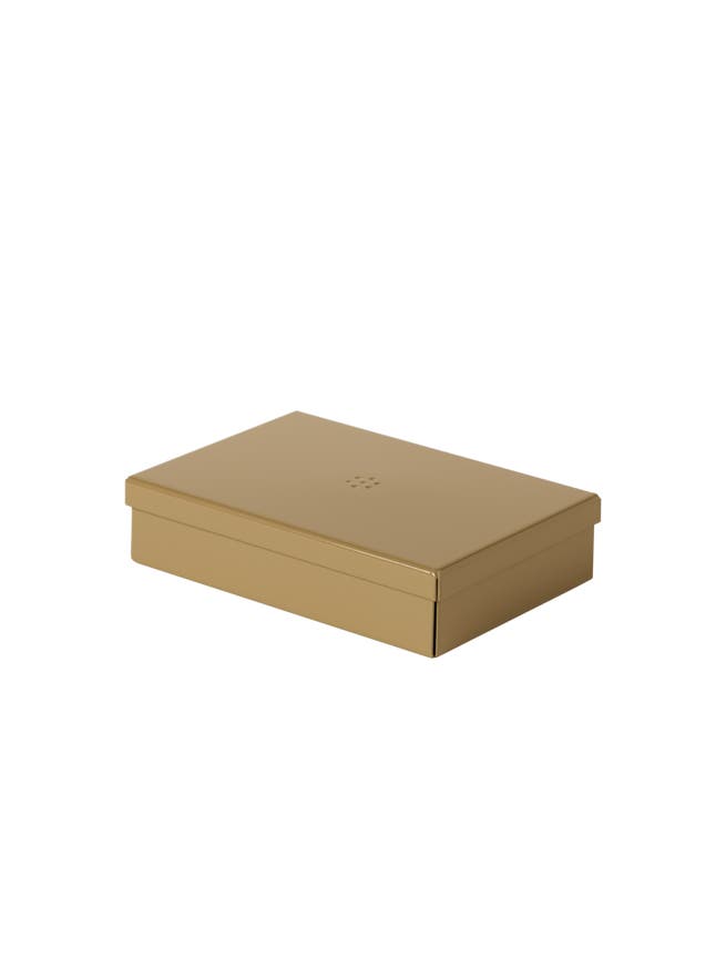 Boite métal S, Brun vert Boite métal S, Brun vert