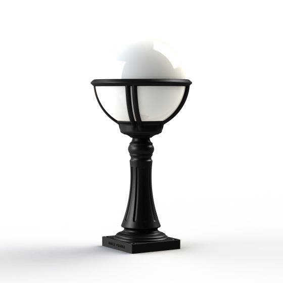 Borne BORÉAL N°7 de Roger Pradier®, Verre opal, Noir Borne BORÉAL N°7 de Roger Pradier®, Verre opal, Noir