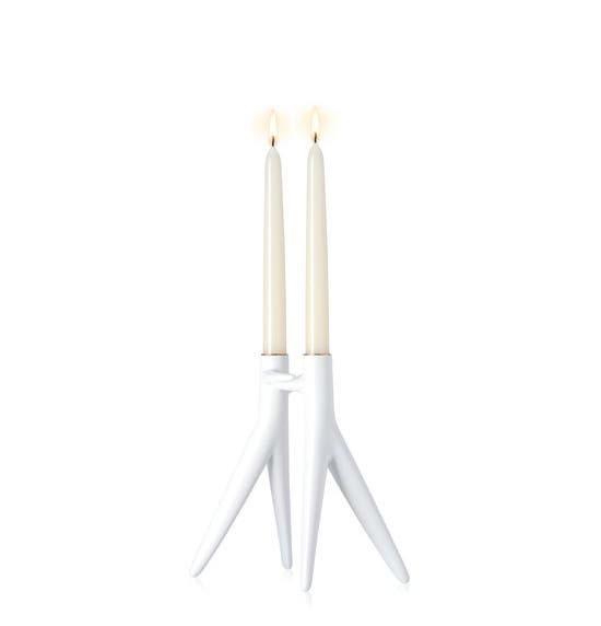 Bougie ABBRACCIAIO de Kartell, Blanc