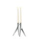 Bougie ABBRACCIAIO de Kartell, Chromé