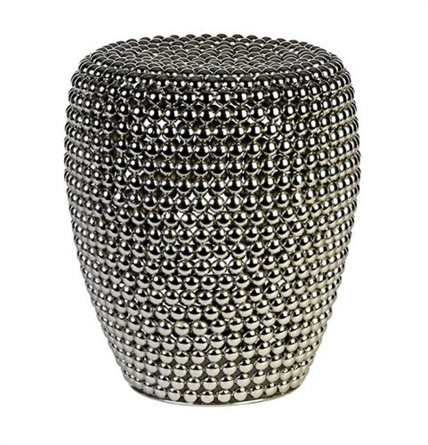 Tabouret DOT STOOL de Pols Potten, Argenté