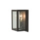 Applique MINIATURE BOX de Davey Lighting, Verre clair, Laiton vieilli