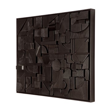 Bricks décoration murale de Ethnicraft, 60x50, noir 