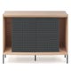 Buffet bas GABIN sans bloc tiroir de Hartô, 162 cm, Gris ardoise