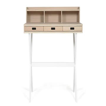 Bureau en chêne HYPPOLITE de Hartô, Blanc