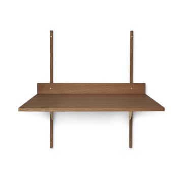 Bureau SECTOR-  Smoked Oak/Brass