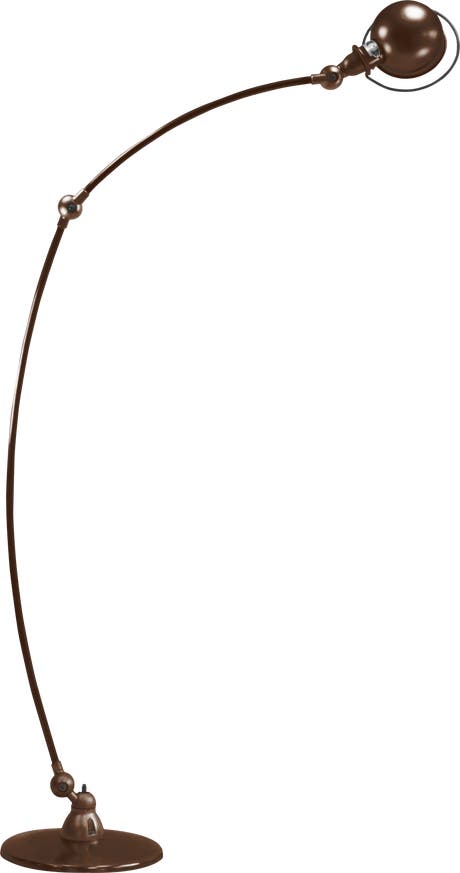Lampe courbe LOFT C1260 de Jieldé, Chocolat Lampe courbe LOFT C1260 de Jieldé, Chocolat