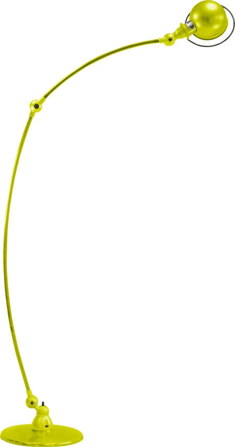 Lampe courbe LOFT C1260 de Jieldé, Jaune souffre Lampe courbe LOFT C1260 de Jieldé, Jaune souffre