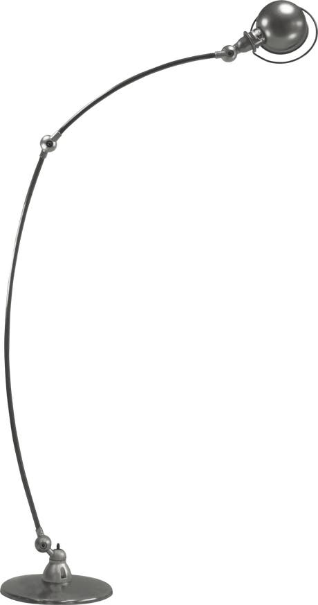 Lampe courbe LOFT C1260 de Jieldé, Gris souris Lampe courbe LOFT C1260 de Jieldé, Gris souris
