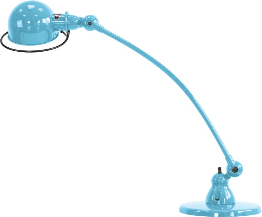 Lampe courbe SIGNAL C6000 de Jieldé, Bleu pastel Lampe courbe SIGNAL C6000 de Jieldé, Bleu pastel