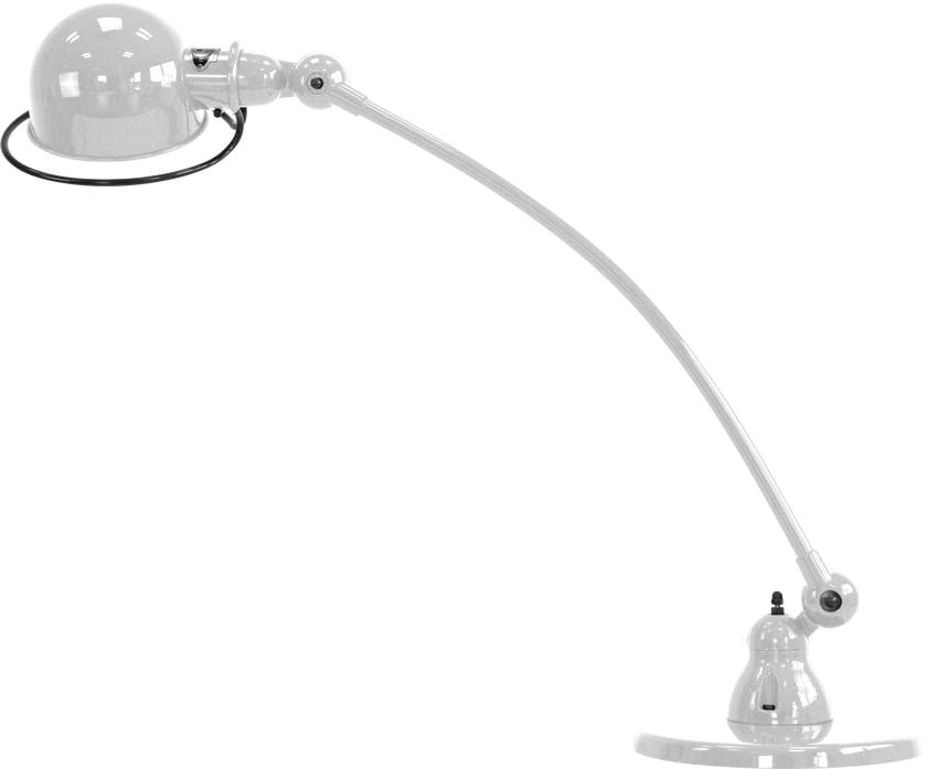 Lampe courbe SIGNAL C6000 de Jieldé, Gris argent Lampe courbe SIGNAL C6000 de Jieldé, Gris argent