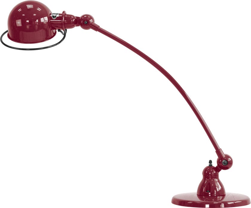Lampe courbe SIGNAL C6000 de Jieldé, Bourgogne Lampe courbe SIGNAL C6000 de Jieldé, Bourgogne