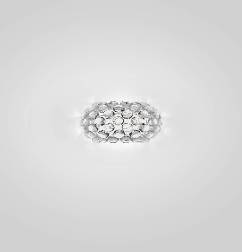 Applique CABOCHE PICCOLA PLUS de Foscarini, Version variable, Transparent