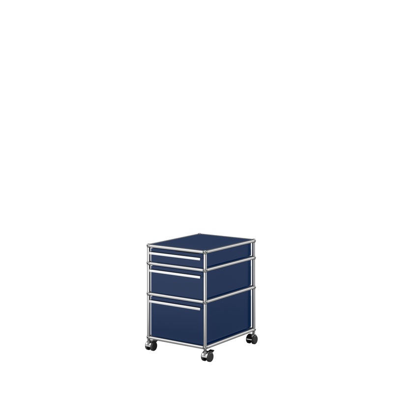 Caisson USM Haller M63, Bleu acier Caisson USM Haller M63, Bleu acier
