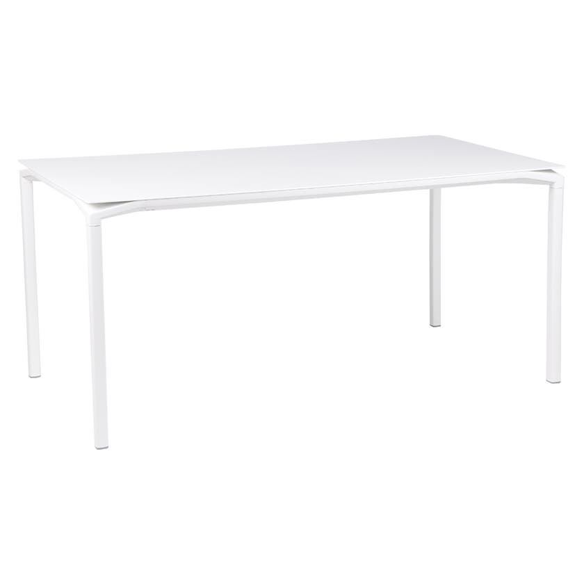 Table CALVI de Fermob, 160 x 80 cm, Blanc coton Table CALVI de Fermob, 160 x 80 cm, Blanc coton