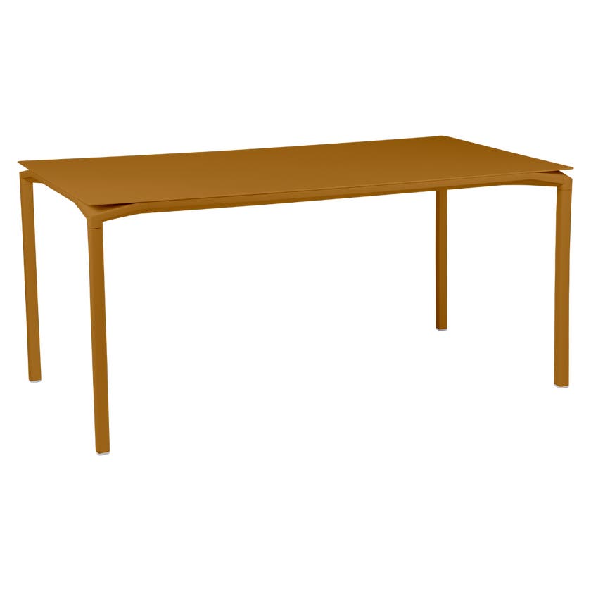 Table CALVI de Fermob, 160 x 80 cm, Pain d'épices Table CALVI de Fermob, 160 x 80 cm, Pain d'épices