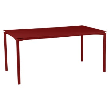 Table CALVI de Fermob, 160 x 80 cm, Piment Table CALVI de Fermob, 160 x 80 cm, Piment