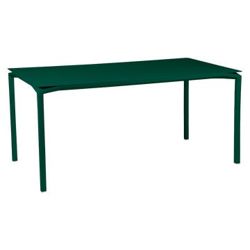 Table CALVI de Fermob, 160 x 80 cm, Vert cèdre Table CALVI de Fermob, 160 x 80 cm, Vert cèdre