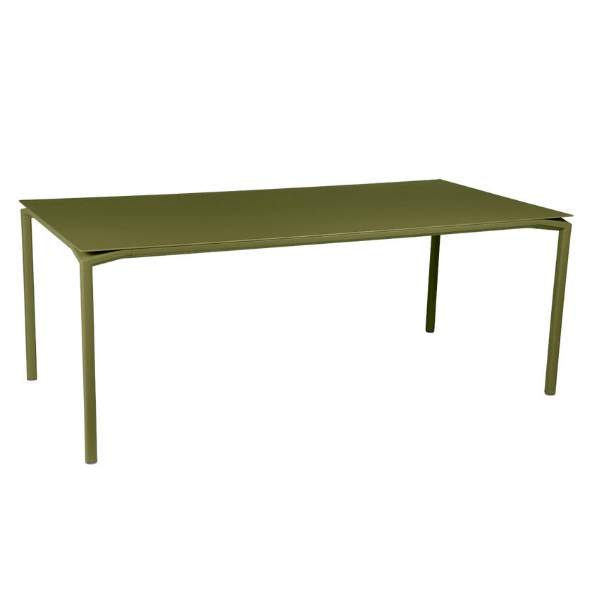 Table CALVI de Fermob, 195 x 95 cm, Pesto Table CALVI de Fermob, 195 x 95 cm, Pesto