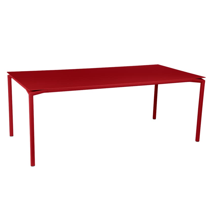 Table CALVI de Fermob, 195 x 95 cm, Piment Table CALVI de Fermob, 195 x 95 cm, Piment