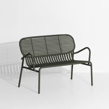 Sofa double WEEK-END de Petite Friture, Vert Bouteille 