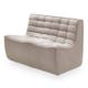 Canapé 2 places N701, Beige