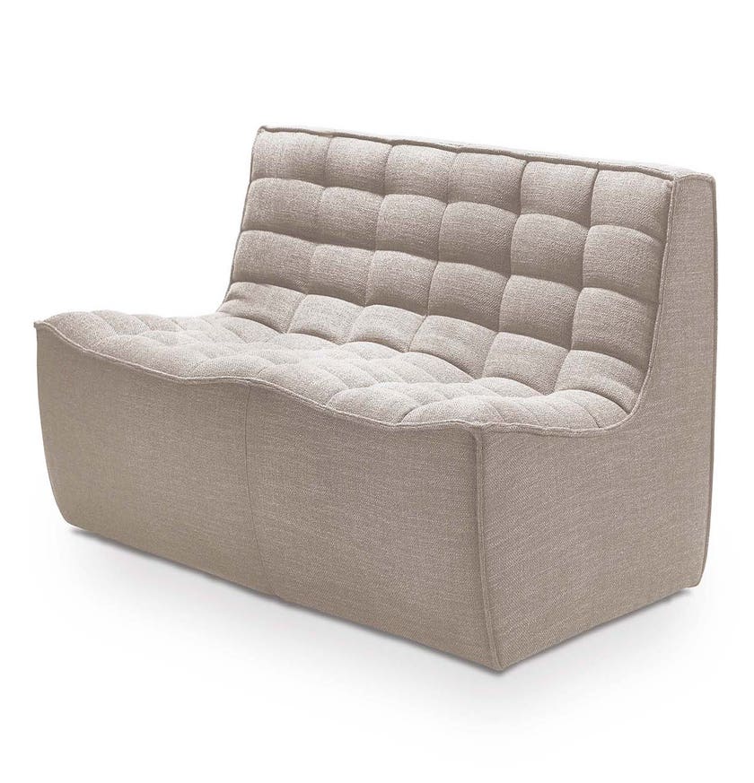 Canapé 2 places N701 d'Ethnicraft, Beige