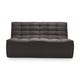 Canapé 2 places N701 d'Ethnicraft, Gris foncé
