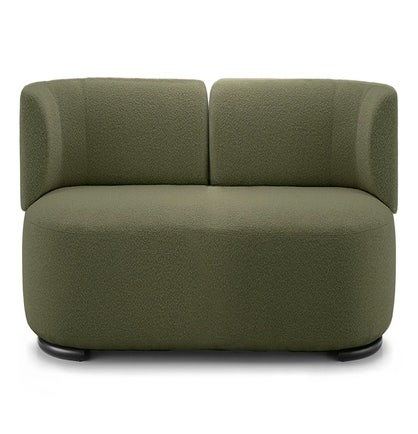 Canapé 3 places K-WAIT de Kartell, Tissu Bouclé, Vert
