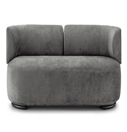 Canapé 3 places K-WAIT de Kartell, Tissu Chenillé, Gris