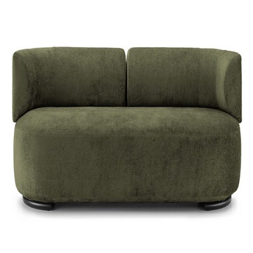 Canapé 3 places K-WAIT de Kartell, Tissu Chenillé, Vert