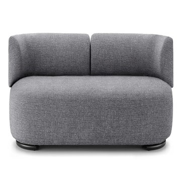 Canapé 3 places K-WAIT de Kartell, Tissu Texturé, Bleu clair