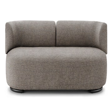 Canapé 3 places K-WAIT de Kartell, Tissu Texturé, Gris