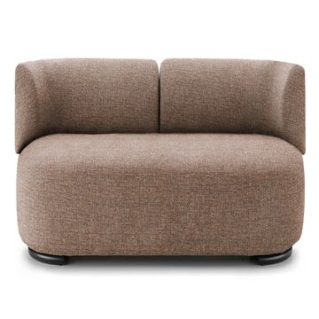 Canapé 3 places K-WAIT de Kartell, Tissu Texturé, Marron