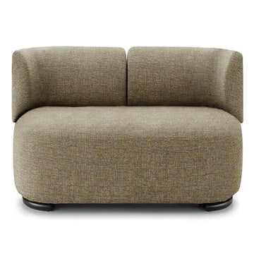 Canapé 3 places K-WAIT de Kartell, Tissu Texturé, Vert