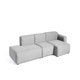 Canapé 3 places MAGS SOFT LOW, Combinaison 4, Accoudoir à droite, Tissu Linara 443