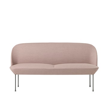 Canapé 3 places OSLO de Muuto, Fiord 551 Gris rosé